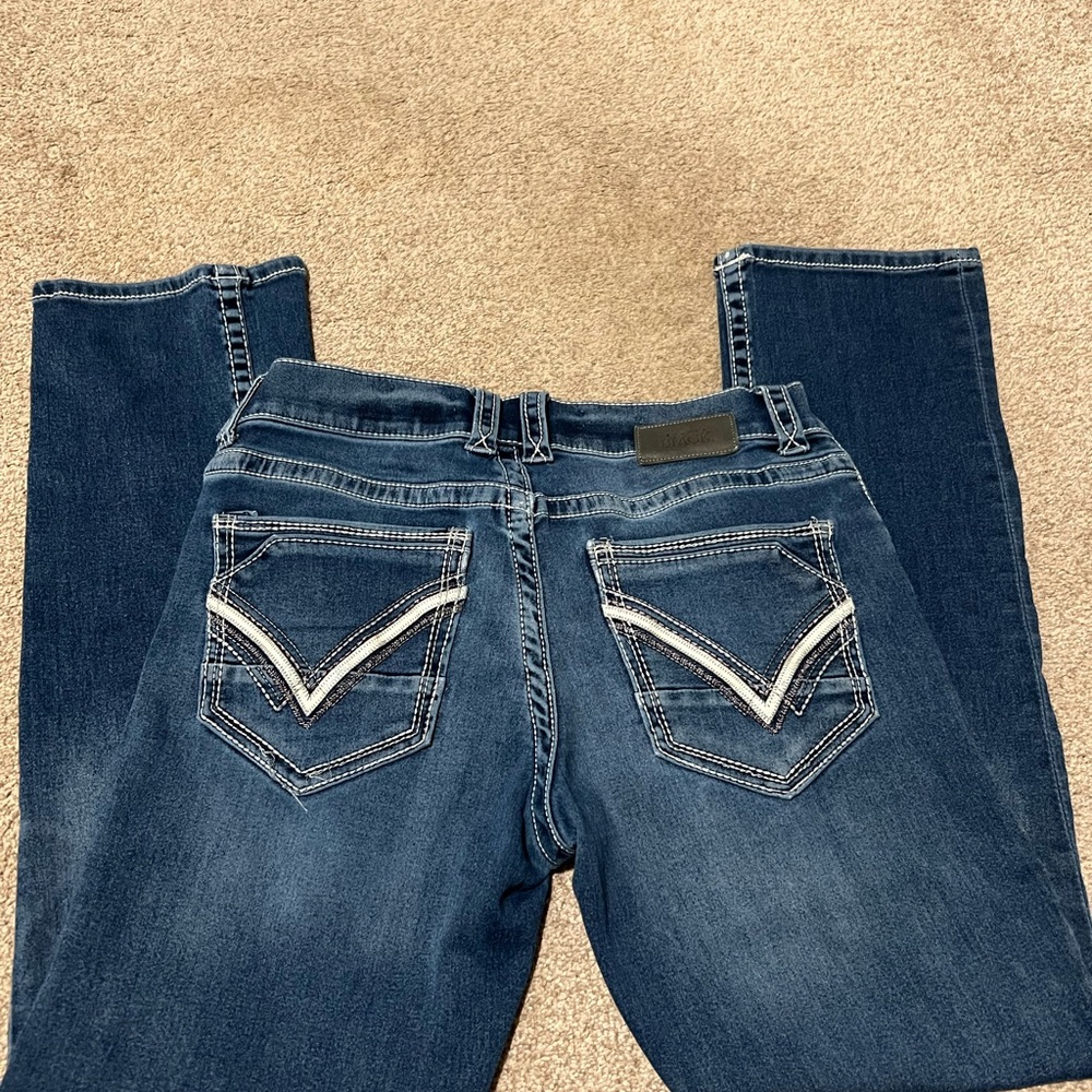 Men’s Buckle Black Jeans - Picture 3 of 3